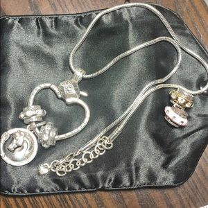Brighton horse charm necklace